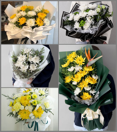 安徽淮北市濉溪县百善镇苇菠村白事花束代送